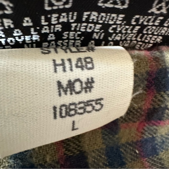 Vintage LL Bean Men’s Flannel Lined Canvas Barn Chore Coat Large USA Made READ - Picture 8 of 12
